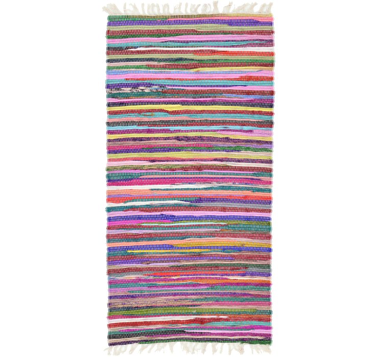 2' 4 x 4' 8 Kilim Dhurrie Rug