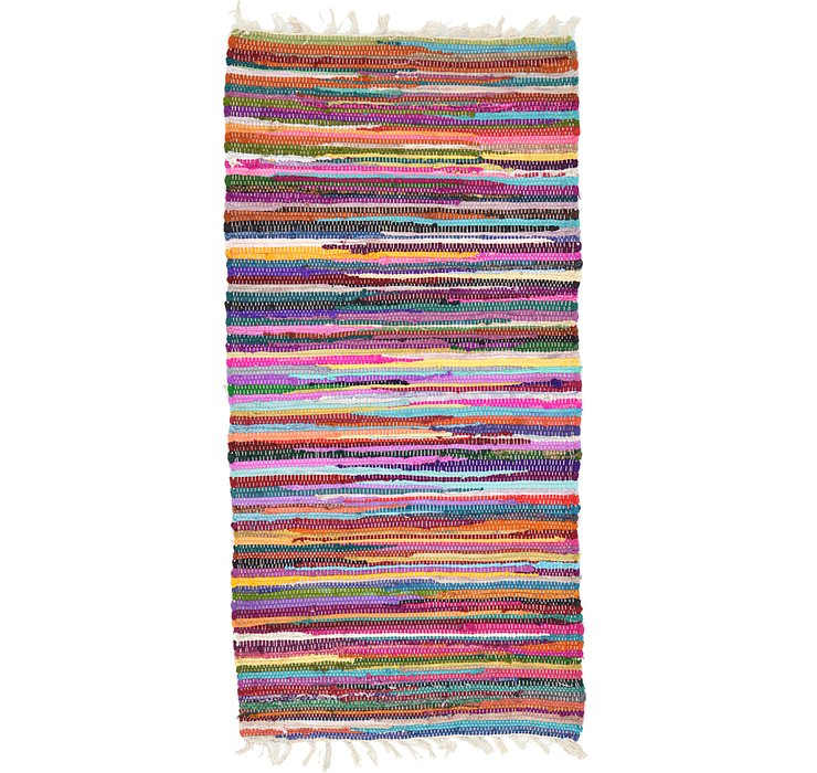 2' 5 x 4' 9 Kilim Dhurrie Rug