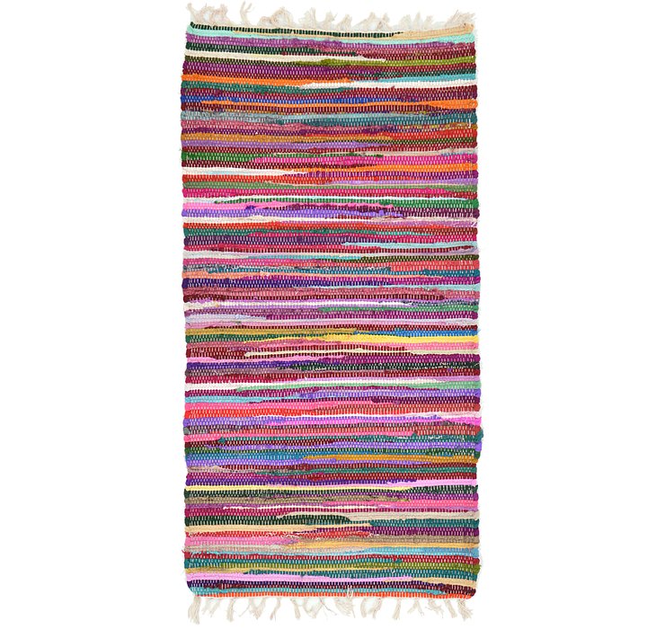 2' 5 x 4' 8 Kilim Dhurrie Rug