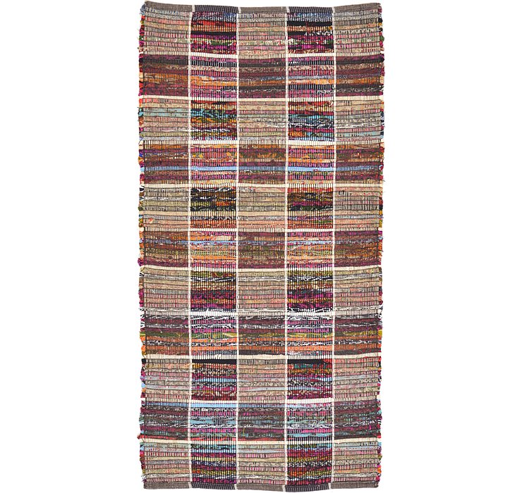 2' 4 x 4' 8 Kilim Dhurrie Rug