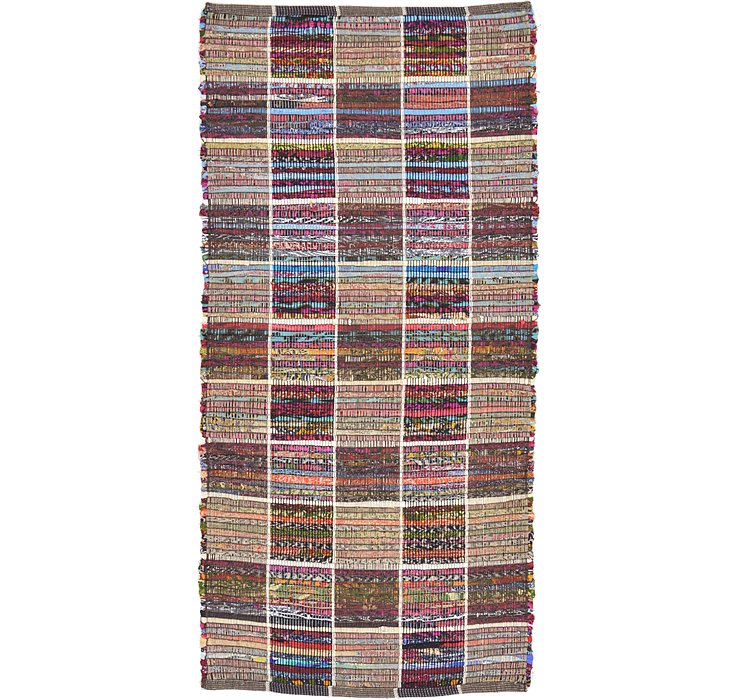 2' 4 x 4' 8 Kilim Dhurrie Rug