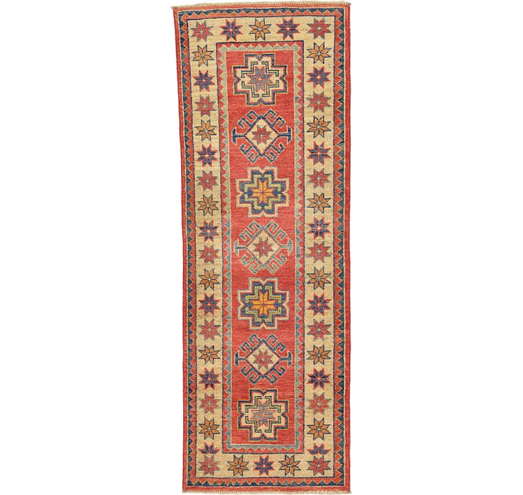 2' x 5' 7 Kazak Oriental Runner Rug