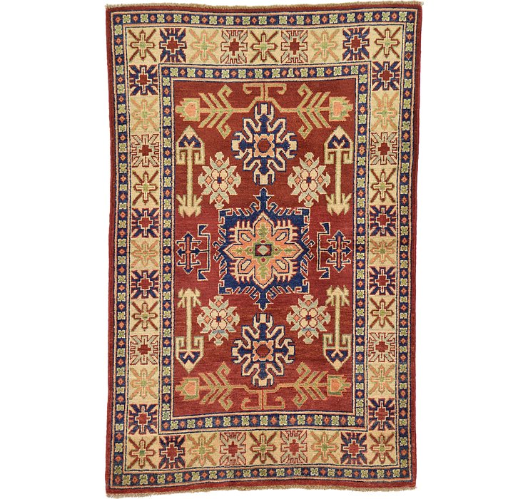 3' 4 x 5' 2 Kazak Oriental Rug
