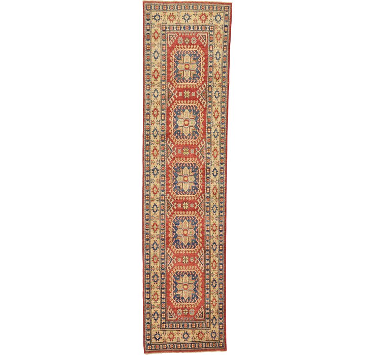 2' 7 x 10' 10 Kazak Oriental Runner Rug