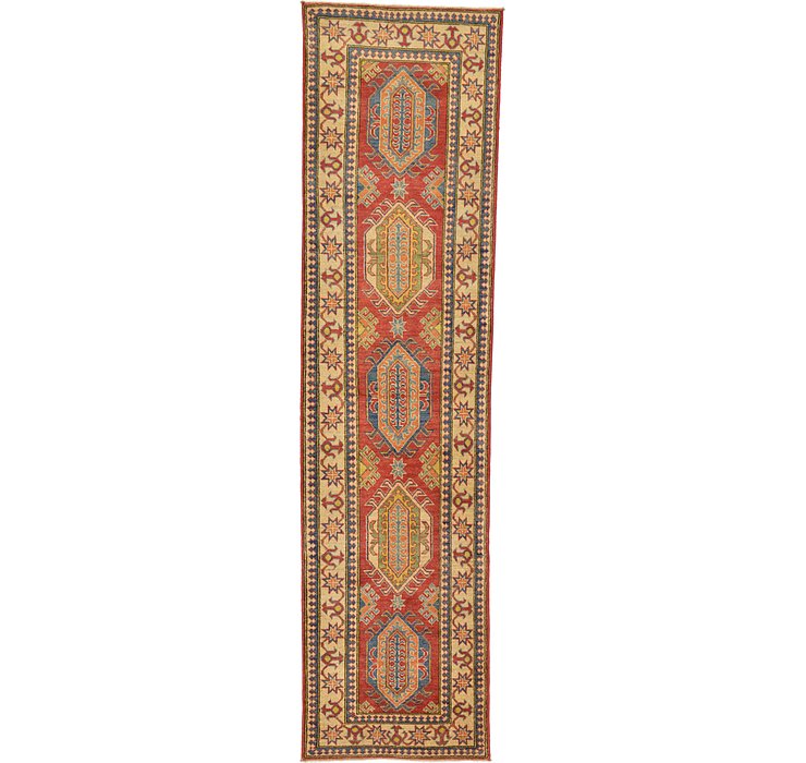 2' 8 x 10' 3 Kazak Oriental Runner Rug