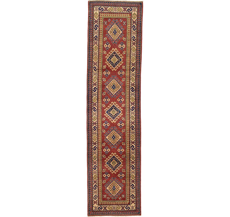 2' 8 x 10' 7 Kazak Oriental Runner Rug