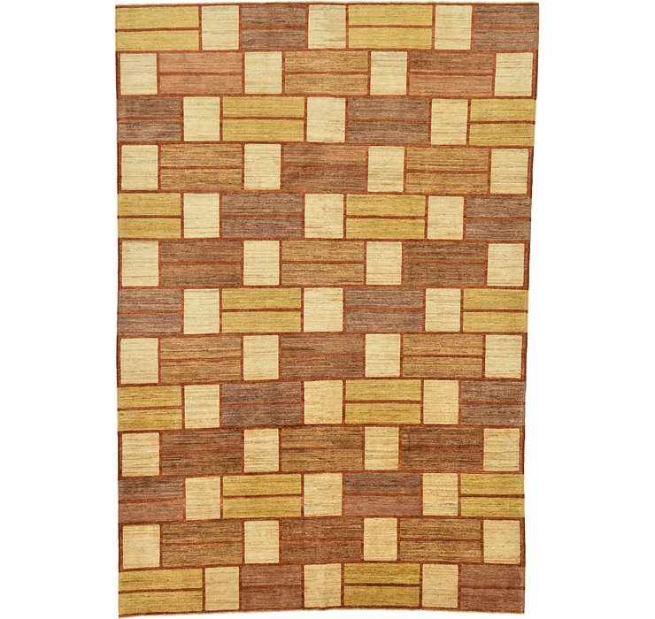 6' 9 x 10' Modern Ziegler Oriental...