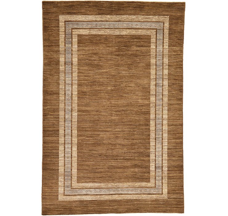 6' 5 x 9' 8 Modern Ziegler Oriental...