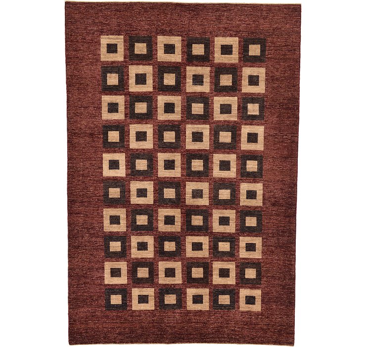 6' 9 x 9' 10 Modern Ziegler Oriental...
