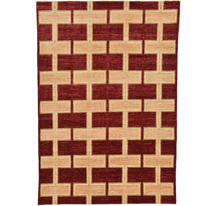 6' 8 x 9' 8 Modern Ziegler Oriental...