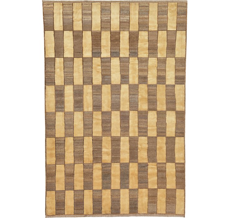 6' 6 x 9' 10 Modern Ziegler Oriental...