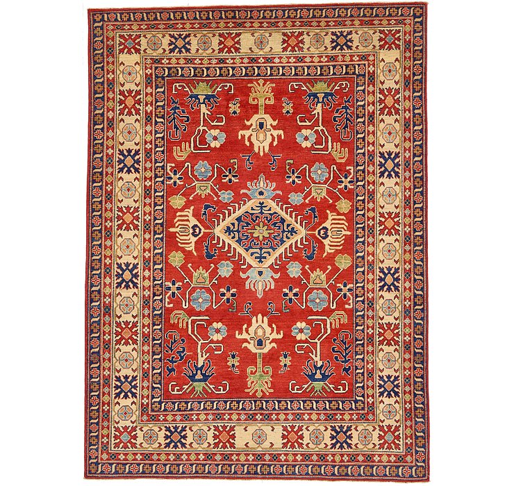 7' x 9' 6 Kazak Oriental Rug