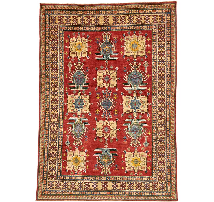 5' 8 x 8' Kazak Oriental Rug