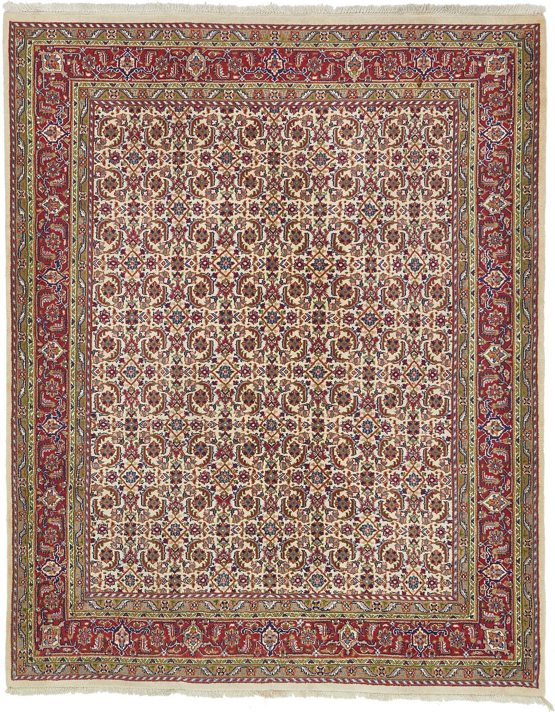 Beige 6' 7 x 8' 3 Mir Oriental Rug Oriental Rugs eSaleRugs