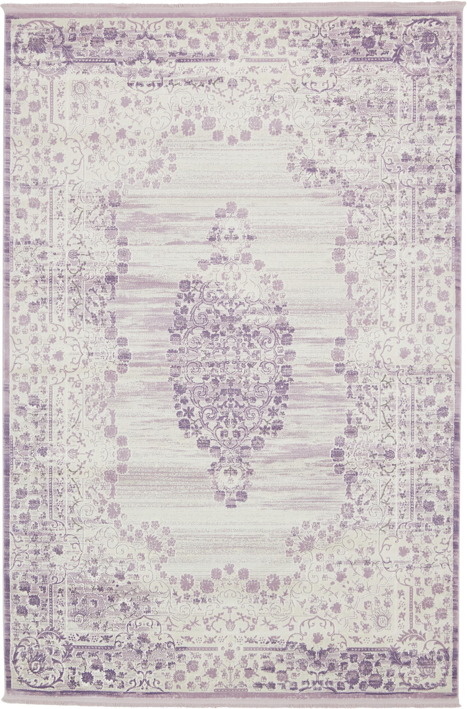 Lavender 6' 5 x 9' 8 New Vintage Rug eSaleRugs