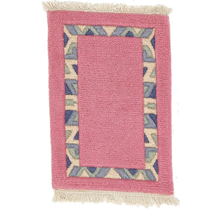 1' 3 x 2' Indo Tibet Rug