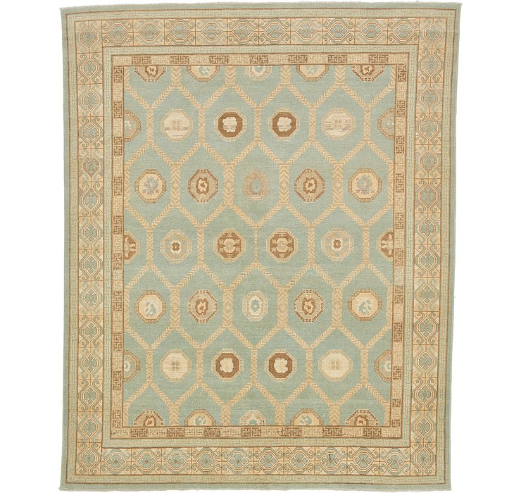 7' 10 x 9' 8 Khotan Ziegler Oriental...