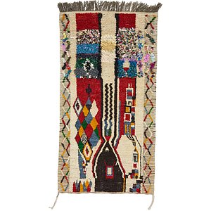 3' 7 x 6' 8 Moroccan Rug