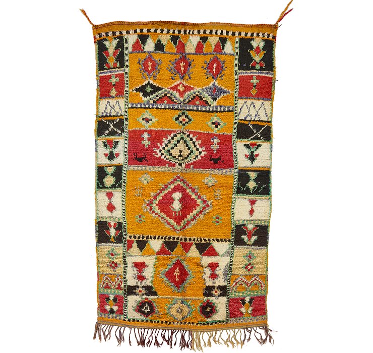 HandKnotted 4' 4 x 7' 4 Moroccan Rug
