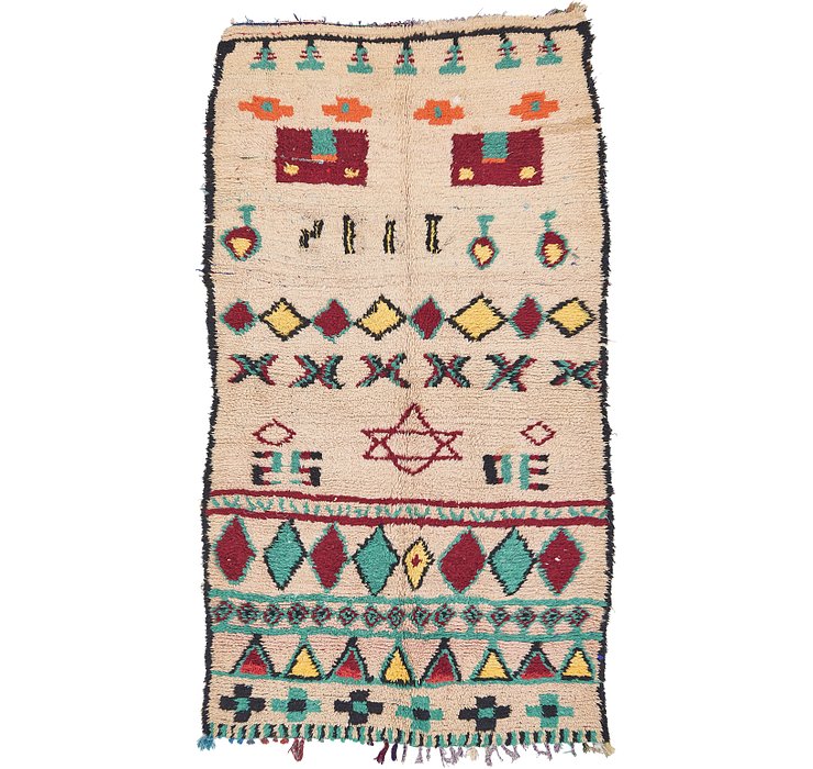 5' 5 x 9' 4 Moroccan Rug