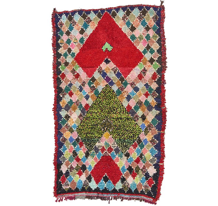 4' 10 x 8' 2 Moroccan Rug