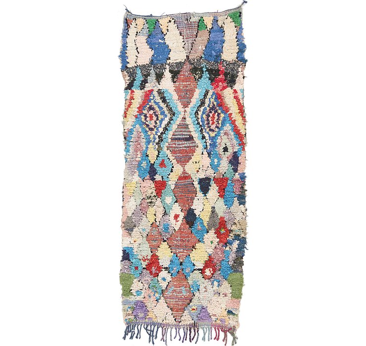 HandKnotted 3' 4 x 8' 2 Moroccan Runner Rug