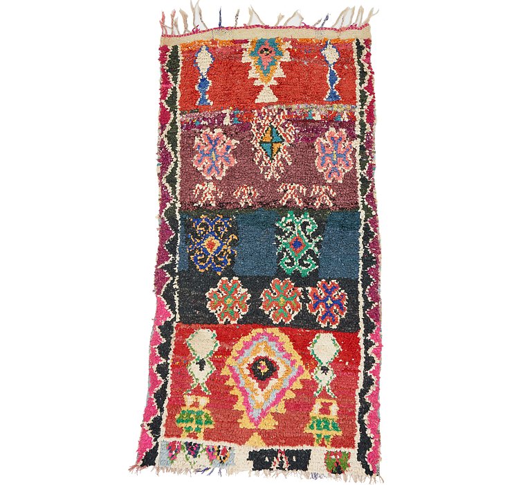 3' 10 x 7' Moroccan Runner Rug