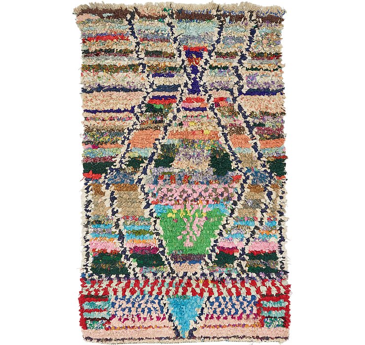3' 10 x 6' 6 Moroccan Rug