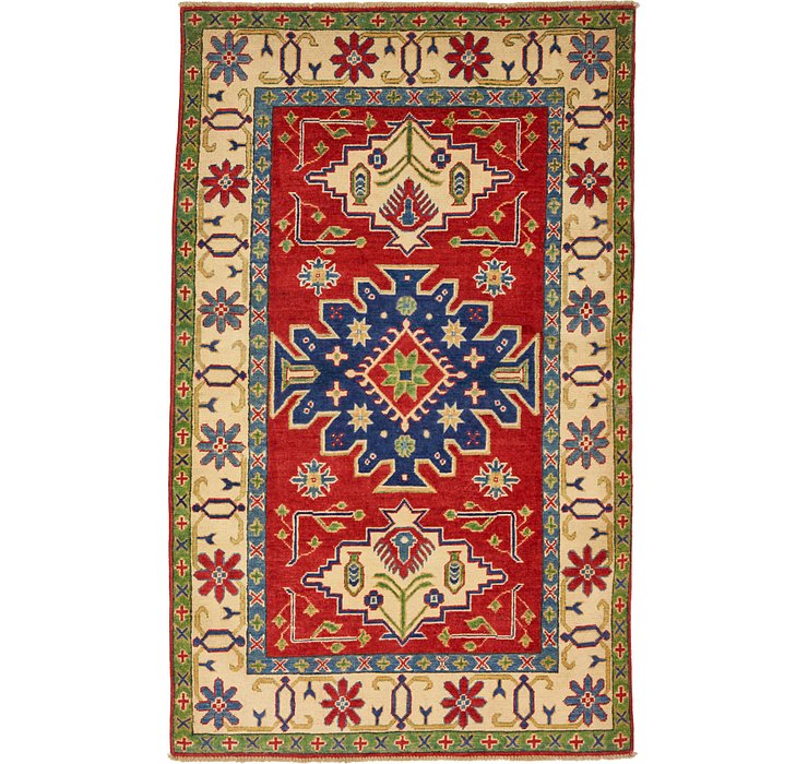 4' x 6' 5 Kazak Oriental Rug