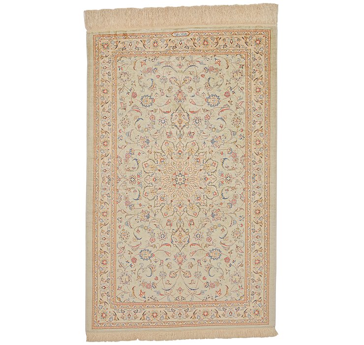 2' 6 x 3' 10 Qom Persian Rug