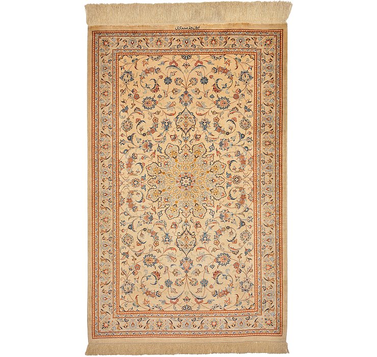2' 6 x 3' 11 Qom Persian Rug