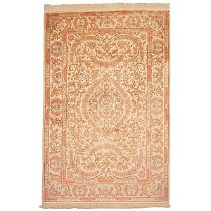 3' 4 x 5' 1 Qom Persian Rug