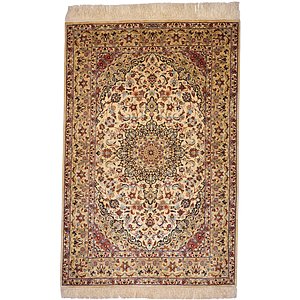 3' 3 x 4' 11 Qom Persian Rug