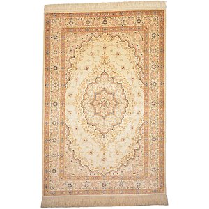 3' 3 x 4' 11 Qom Persian Rug