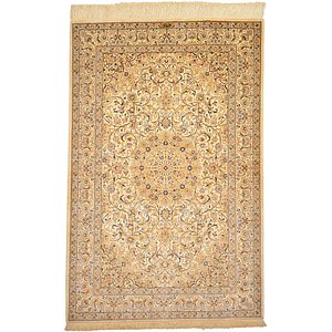 3' 3 x 4' 9 Qom Persian Rug