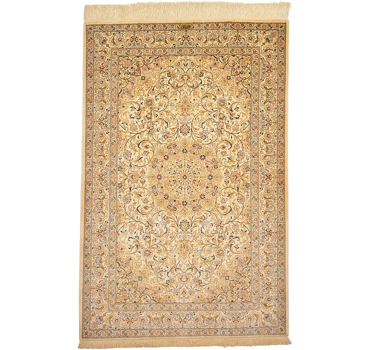3' 3 x 4' 9 Qom Persian Rug