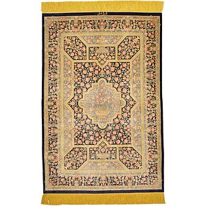 2' 8 x 3' 11 Qom Persian Rug