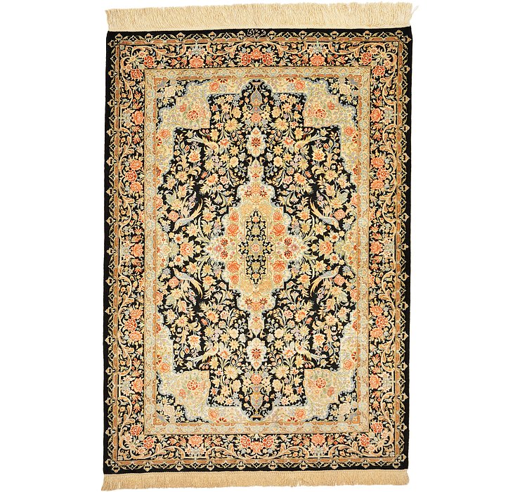 2' 6 x 3' 11 Qom Persian Rug