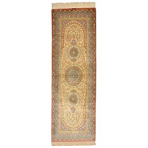 2' 2 x 6' 5 Qom Persian Runner Rug
