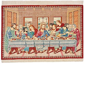 3' 2 x 4' 10 Qom Persian Rug