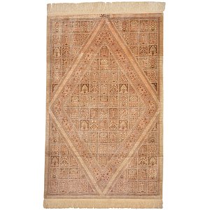 3' 3 x 5' 2 Qom Persian Rug