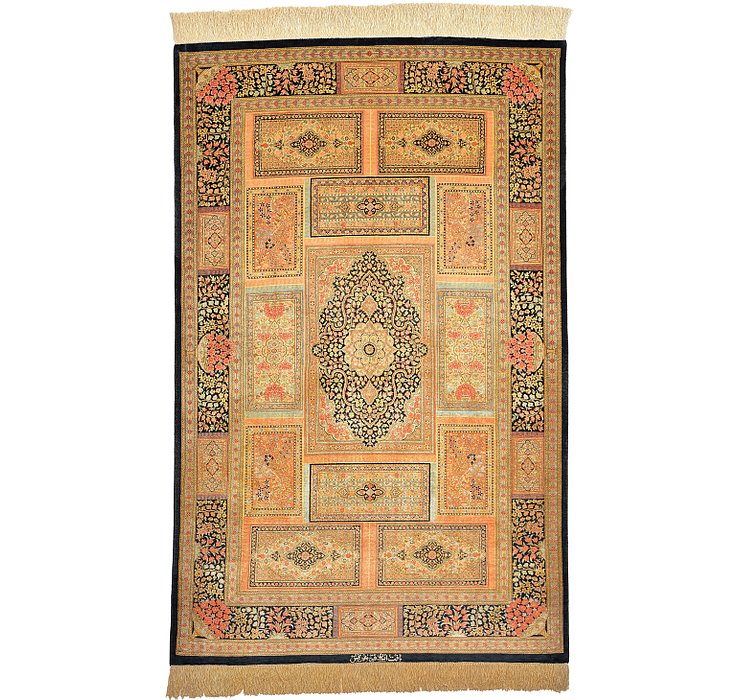 3' 3 x 5' 1 Qom Persian Rug