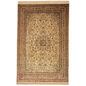 4' 4 x 6' 6 Qom Persian Rug