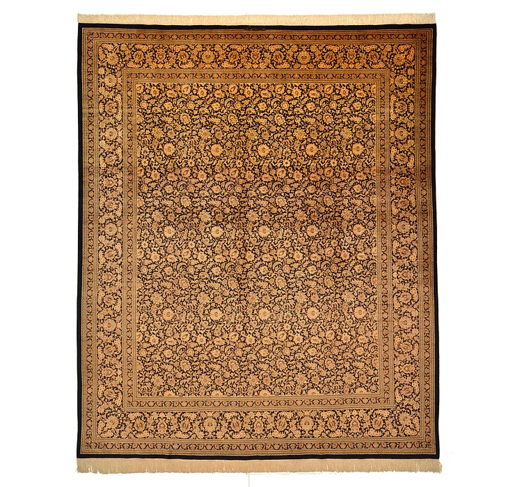 8' x 9' 9 Qom Persian Rug