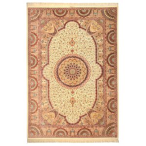 Unique Loom 7' 11 x 11' 5 Qom Persian Rug