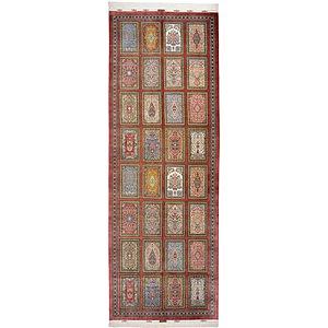 5' x 14' Qom Persian Runner Rug