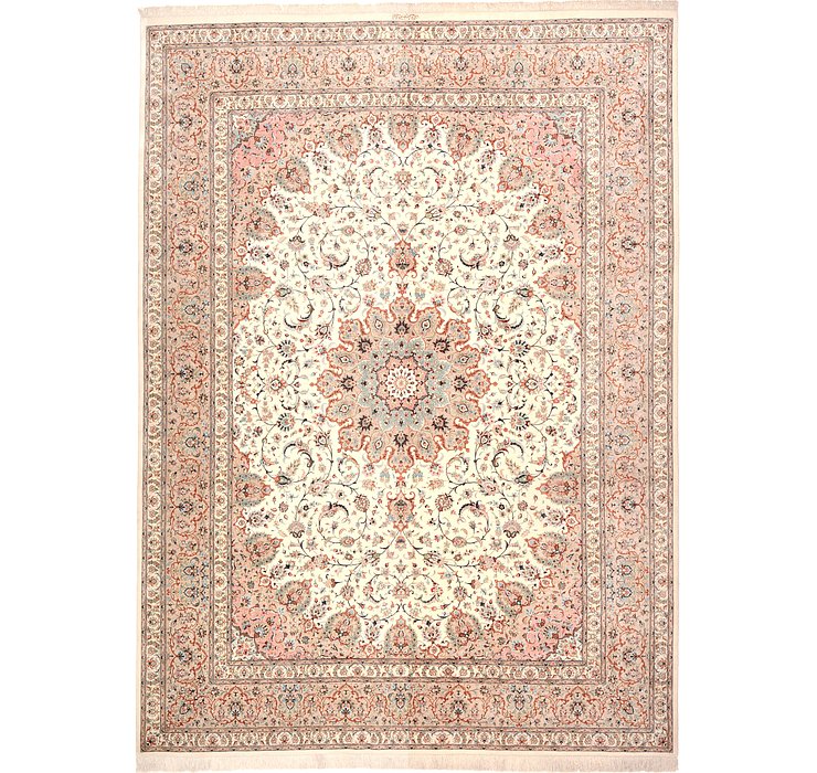 9' 9 x 13' 2 Qom Persian Rug