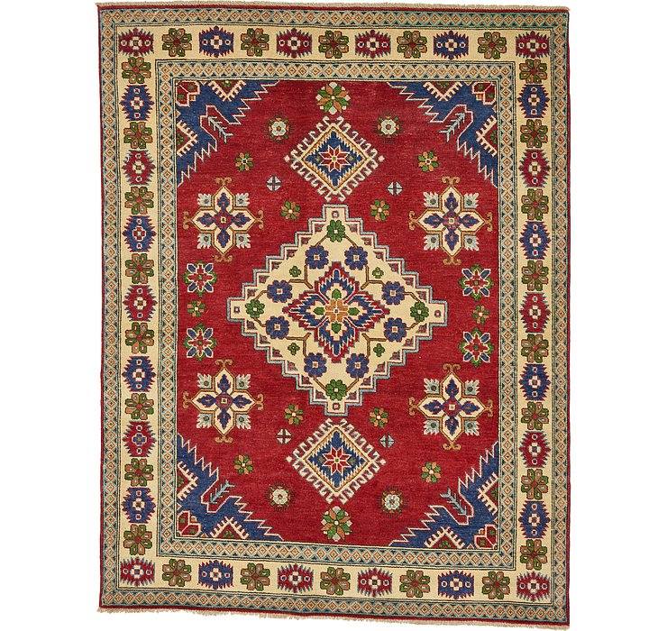 152cm x 193cm Kazak Oriental Rug