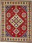 5' x 6' 4 Kazak Oriental Rug thumbnail image 1