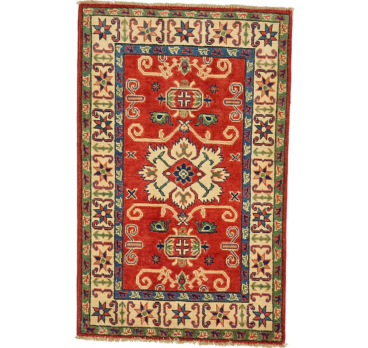 2' 7 x 4' Kazak Oriental Rug